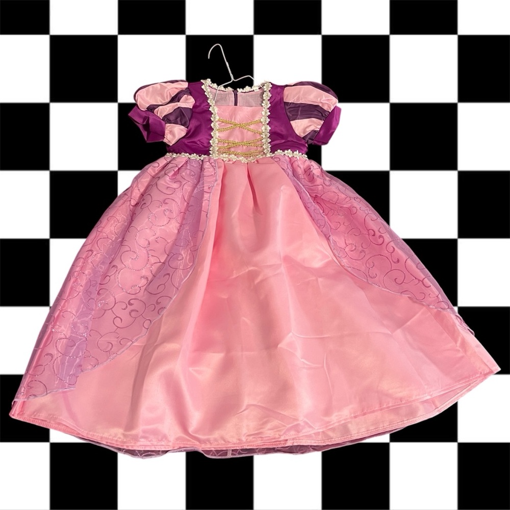 Pink and Purple Kids Princess Costume